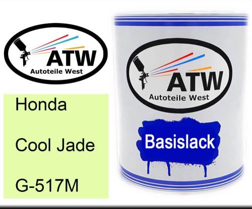 Honda, Cool Jade, G-517M: 1L Lackdose, von ATW Autoteile West.
